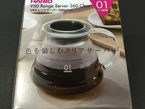 Hario V60 Range Coffee Server XGS-36TB Clear 360ml 01 1 - 3 Cups MADE IN JAPAN - Picture 1 of 12