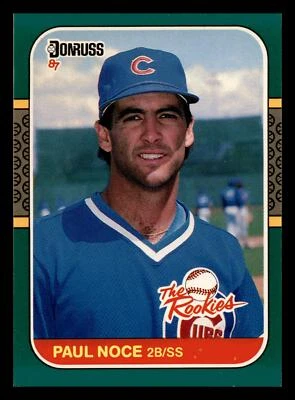 Paul Noce 1987 Donruss The Rookies #51 Chicago Cubs NM-MINT - Image 1 of 2