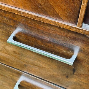 Vintage Mid-Century Modern Lane Möbel Chrom Schublade Zuggriff KBC N-5699 - Bild 1 von 15