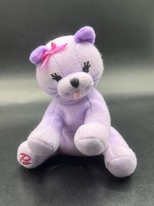 Barbie 2001 Mini Fashion Kitty Mattel Purple Plush Stuffed Animal 4" Toy - Picture 1 of 5