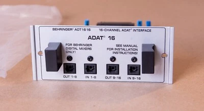 Behringer ADT1616 / Adat 1616 16-Channel Interface For DDX3216 - Image 1 of 4