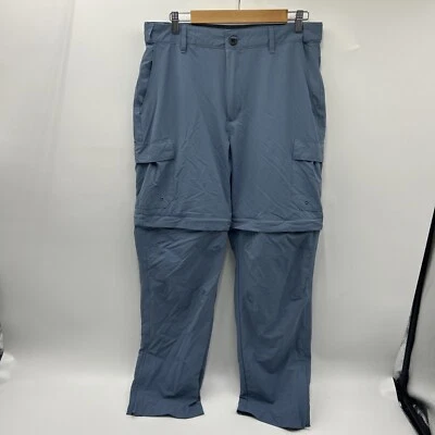 Pantalones World Wide Sportsman Para Hombre 36x32 Azul Pesca Carga Convertible Cremallera Foto 1 de 4