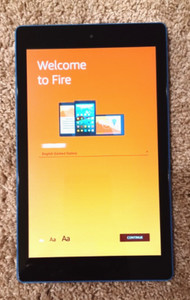 Amazon Kindle Fire HD 8 (6th Gen) 8" 16GB WiFi - BLUE  Bundle