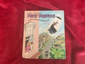 Walt Disney's Motion Picture Mary Poppins Whitman 1964 Vintage Book - Picture 1 of 3