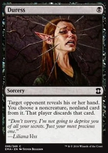MRM ENGLISH FOiL Contrainte (Duress) MTG magic EMA - Picture 1 of 1