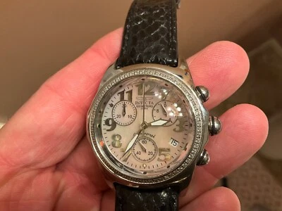 INVICTA DIAMANTE HECHO EN SUIZA MUJER LUPAH ROSA FREGONA CABEZA DE COBRE SERPIENTE BATERÍA NUEVA Foto 1 de 4