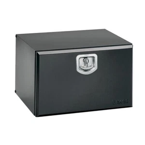 Bawer 18 X 18 X 18 Inch Black Powder-Coated Steel Tool Box With Single Door - Picture 1 of 2