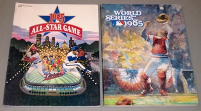 1985 ALL-STAR GAME & WORLD SERIES PROGRAMS W/ ST LOUIS SERIES GAME 3 TICKET STUB - Image 1 of 4