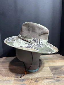 JHats Outdoor Camo Safari Style Fedora Hat SZ M - Picture 1 of 8