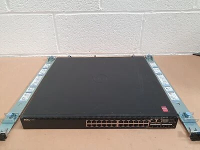Dell Networking N3024P 24 Port Gigabit PoE+ 2x 10G SFP+ Ethernet Switch 210-ABOF - Image 1 of 3