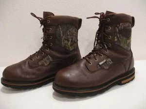 Men's 12 W Guide Series Boots Waterproof Insulated Deerskin Hunting Boots Camo - Picture 1 of 15
