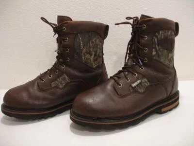 Men's 12 W Guide Series Boots Waterproof Insulated Deerskin Hunting Boots Camo - Image 1 of 4