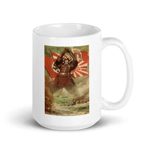 Póster de propaganda del eje de la Segunda Guerra Mundial taza blanca brillante - Imagen 1 de 7