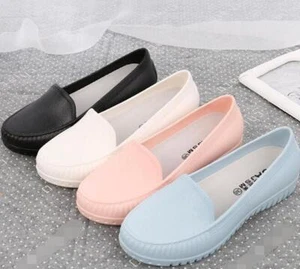 Women Non-Slip Wearproof Shoes Loafers Nurse Work Shoes Slip-On Driving Flat - Picture 1 of 16