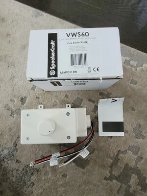 Speakercraft VWS60 Outdoor Stereo Volume Control (white) ASM90113W