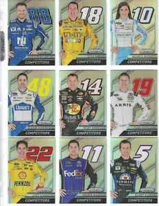 2016 Panini COMPETITORS PRIZM PARALLEL-Set completo di 9 card-Diritto alle pagine! - Foto 1 di 1