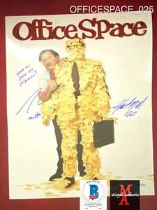 JOHN MCGINLEY & STEPHEN ROOT SIGNED 16x20 PHOTO! OFFICE SPACE! BECKETT COA! - Picture 1 of 6