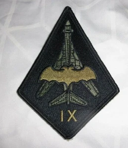US AIR FORCE PATCH,SCORPION,OCP, 9TH BOMB SQUADRON,BAT BONE , WITH HOOK LOOP - Picture 1 of 2