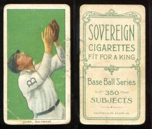 T206 Jack Dunn ~~ FR condition ~~ Sovereign 350 back