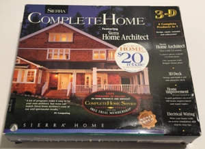 Vintage Sierra Complete Home Architect, 3D Deck, Home Improvement & Wiring PC - Zdjęcie 1 z 12