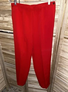 Pantalón Sag Harbor Rojo Talla 12 Carrera Elegante Espalda Cintura Elástica - Imagen 1 de 4