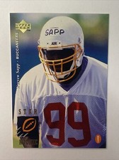 1995 Upper Deck #12 Warren Sapp HOF ROOKIE Tampa Buccaneers / Miami Hurricanes