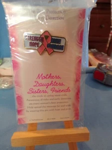 NUEVO Pin Cáncer de Mama Madres Hijas Hermanas Amigos Coraje Fuerza Esperanza SB1 - Imagen 1 de 5