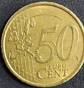 Seltene wertvolle 50 CENT € Münze "Italien 2002" Sammlerstück - Bild 1 von 2