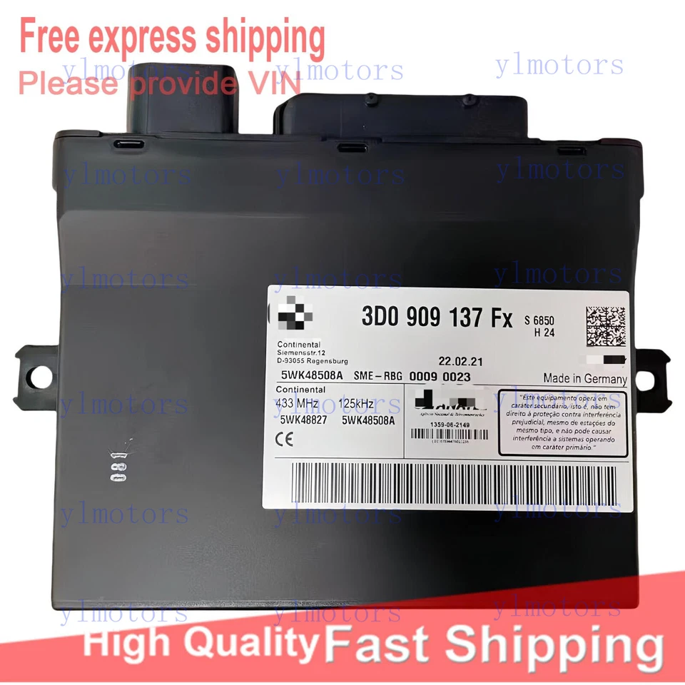 3D0909137F KESSY Module for Start Authorisation For Bentley Porsche Touareg - Image 1 of 1