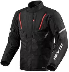 GIACCA JACKET MOTO REV'IT REVIT MOVE H2O BLACK NERO WATERPROOF TG XL - Picture 1 of 2