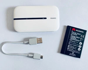 10 x Huawei E5576-320 LTE Hotspot 150 MBit WLAN WiFi Hotspot orig. Akku weiss - Bild 1 von 6