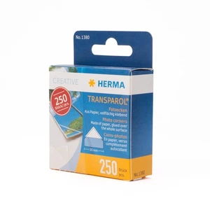 Herma 1380 Transparol Fotoecken 250 Stück Klebecken Foto einkleben unsichtbar - Picture 1 of 2
