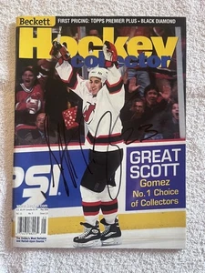 Scott Gomez handsigniertes Beckett Hockey Sammler Magazin Guide Devils Mai 2000 - Bild 1 von 3