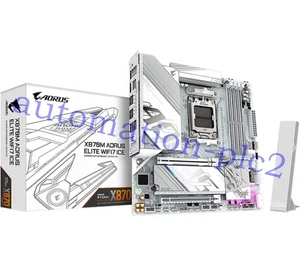 1PCS NEW GIGABYTE X870M AORUS ELITE WF7 ICE DDR5 AM5 Motherboard Fast delivery - Picture 1 of 5