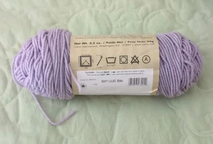 Caron Wintuk No Dye Lot Yarn Soft Lilac 3094 3.5oz 99g - Picture 1 of 4