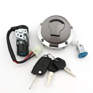 Igntiton Swtich Fuel Gas Tank Cap Lock Set For HONDA Grom / MSX125 / Motrac M2 - Picture 1 of 10
