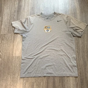 West Mont United Activewear Soccer Shirt Mens Gray Large Short Sleeve Crew Tee - Picture 1 of 6