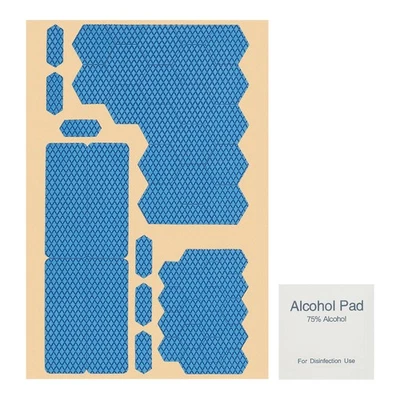 1 Juego de Cinta de Agarre para Teléfono Rombo, Tiras de Agarre Universal para Mouse, Azul Oscuro Foto 1 de 4