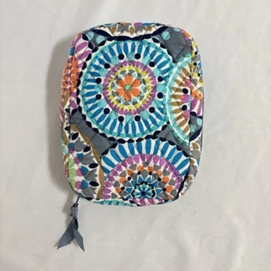 Estuche organizador folio joyería cremallera Vera Bradley Mandy medallón - Imagen 1 de 4