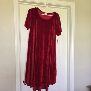 LuLaRoe Casual Comfortable Dress Women's Size XL Short Sleeve Sleeves  - Picture 1 of 9