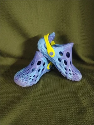 Zuecos Merrell Hydro Moc para niños talla 13 azul sin cordones al agua zapatos MRS-1480-1 Foto 1 de 4