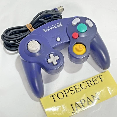 Genuine Nintendo GameCube Controller Purple NGC DOL-003 - Image 1 of 4