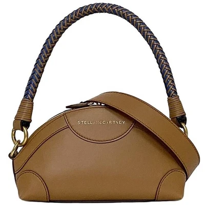 Stella McCartney Mini Sac 2 Voies EC-21850 Camel Marron Sac De Médecin Cuir 2023 - Photo 1/4