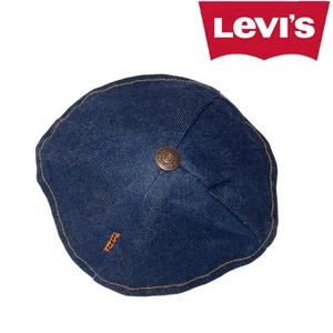 De colección Levi's Denim Yarmulke Producción Limitada Años 80 Kippa Judaica Raro ✡️ - Imagen 1 de 7