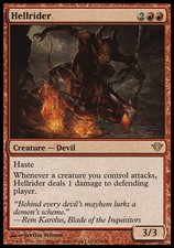 1x Hellrider Dark Ascension MtG Magic Red Rare 1 x1 Card Cards