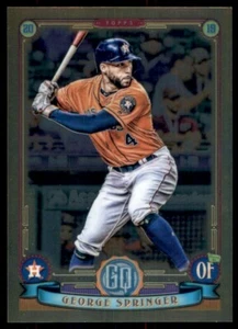 Topps Gypsy Queen #133 2019 George Springer cubierta de caja cromada - Imagen 1 de 2