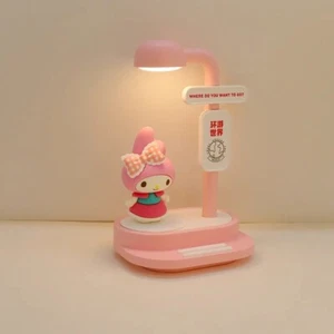 Girl Cartoon My Melody Bedroom Bedside LED Light Protect Eye Lamp Decoration - Picture 1 of 10