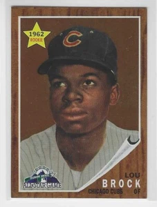 1998 FanFest Brock #1 LOU BROCK 1962 Topps Cubs - Picture 1 of 2