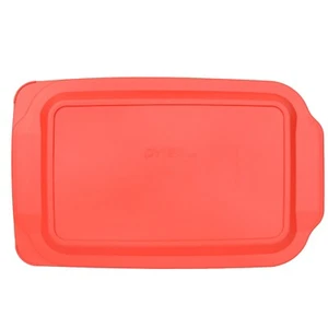 Pyrex 234-PC 4Qt Kunststoff Rechteckig Rot Ersatz Deckel Abdeckung für Glasschale - Bild 1 von 6