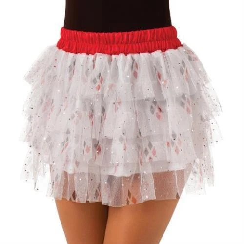Harley Quinn Super Villains Adult Sequin Skirt - Image 1 of 1